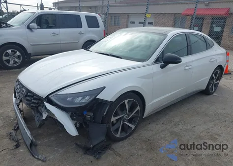 2021 Hyundai Sonata Sel Plus from USA, damaged, VIN 5NPEJ4J26MH107766